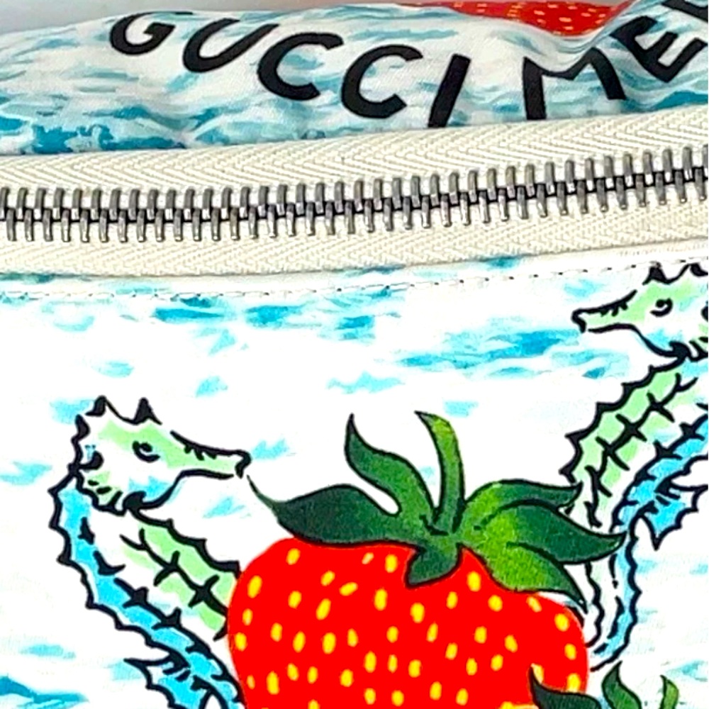 Gucci Multicolor Crossbody sling bum waist Bag with Strawberry Design seahorse - Picture 11 of 16